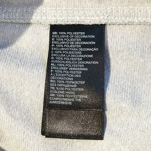 The North Face Women's Tech 1/4 Zip Lt Grey Fleece Top Large - Ducks Embroidery - Picture 9 of 9